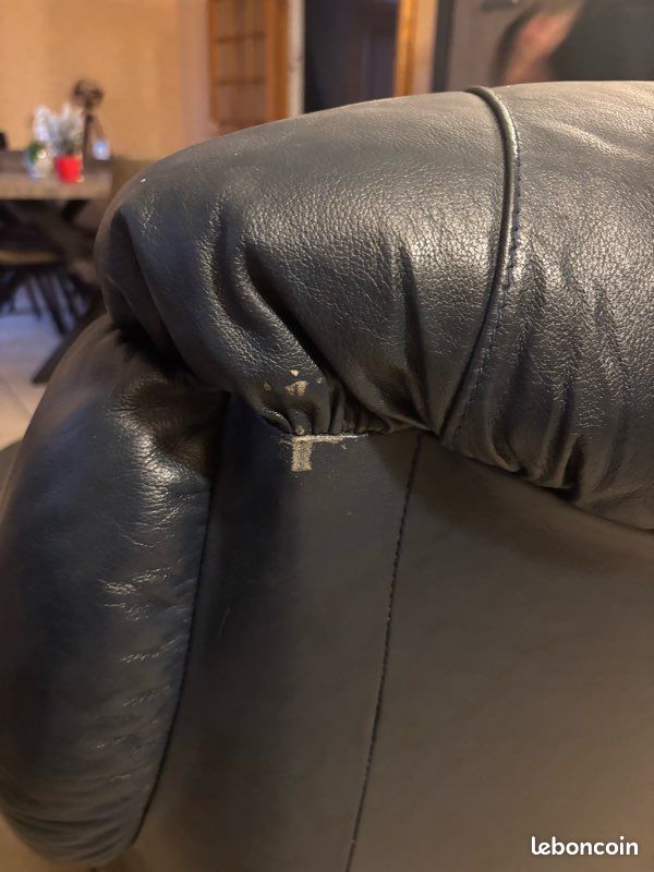 Fauteuil cuir 1 personne (image 3)