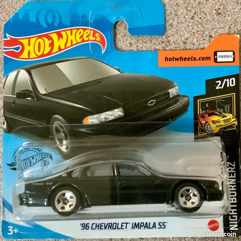🔥Hot Wheels ‘96 IMPALA CHEVROLET IMPALA SS NIGHTBURNERZ 2020 GHB74🔥🇺🇸 (image 1)