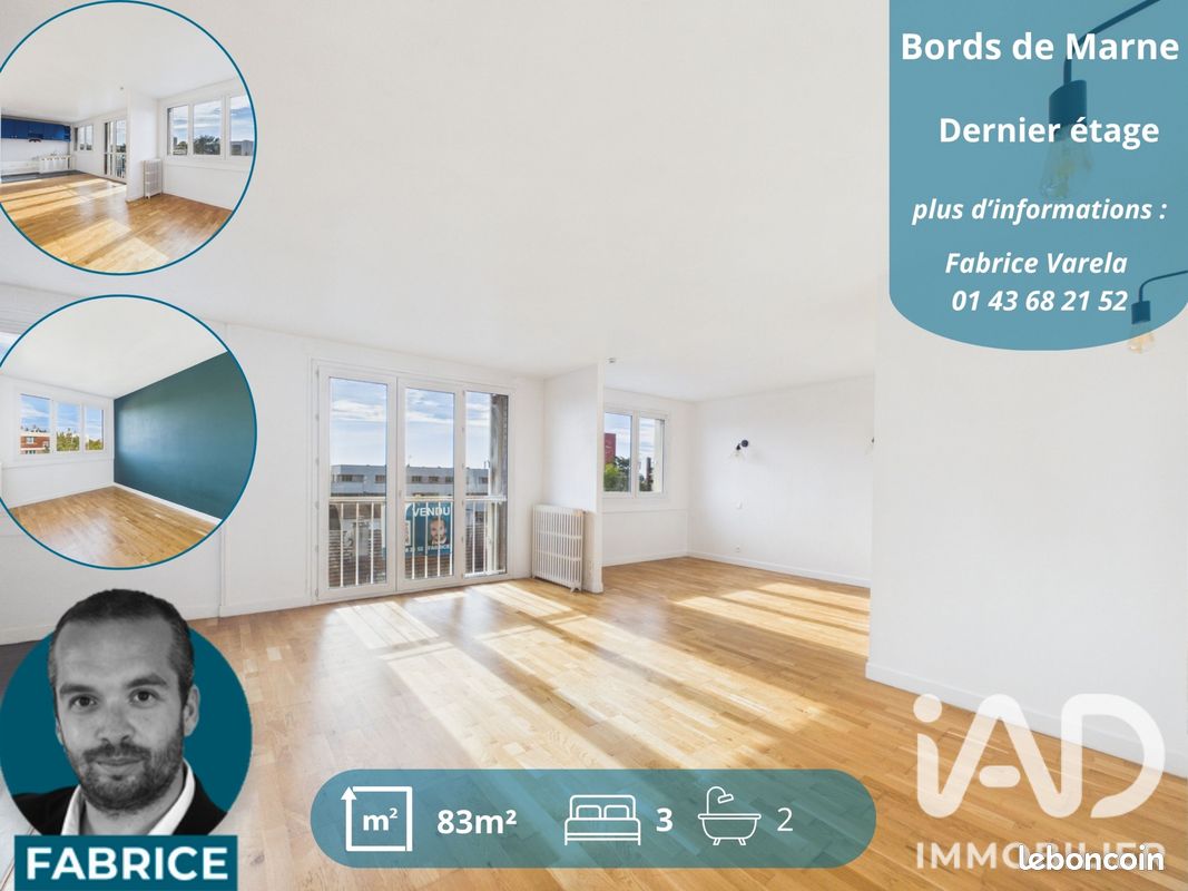 Appartement 4 pièces 83 m² · à Maisons-Alfort · 83 m² · 299 000 €