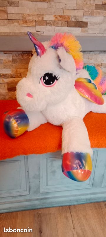 Peluche licorne 70 cm Jeux Jouets