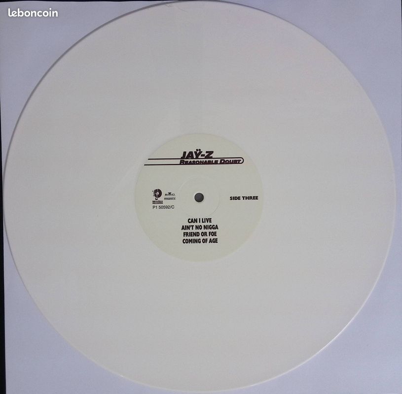 Jay-z reasonable doubt 2lp vinyles blancs (image 5)