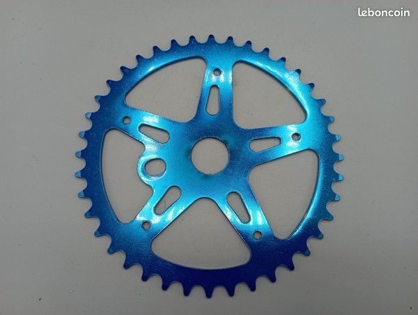 X AUTOHAUX 40 Dents 104mm Vélo Large Plateau Pédalier Dent Plaque Bleu