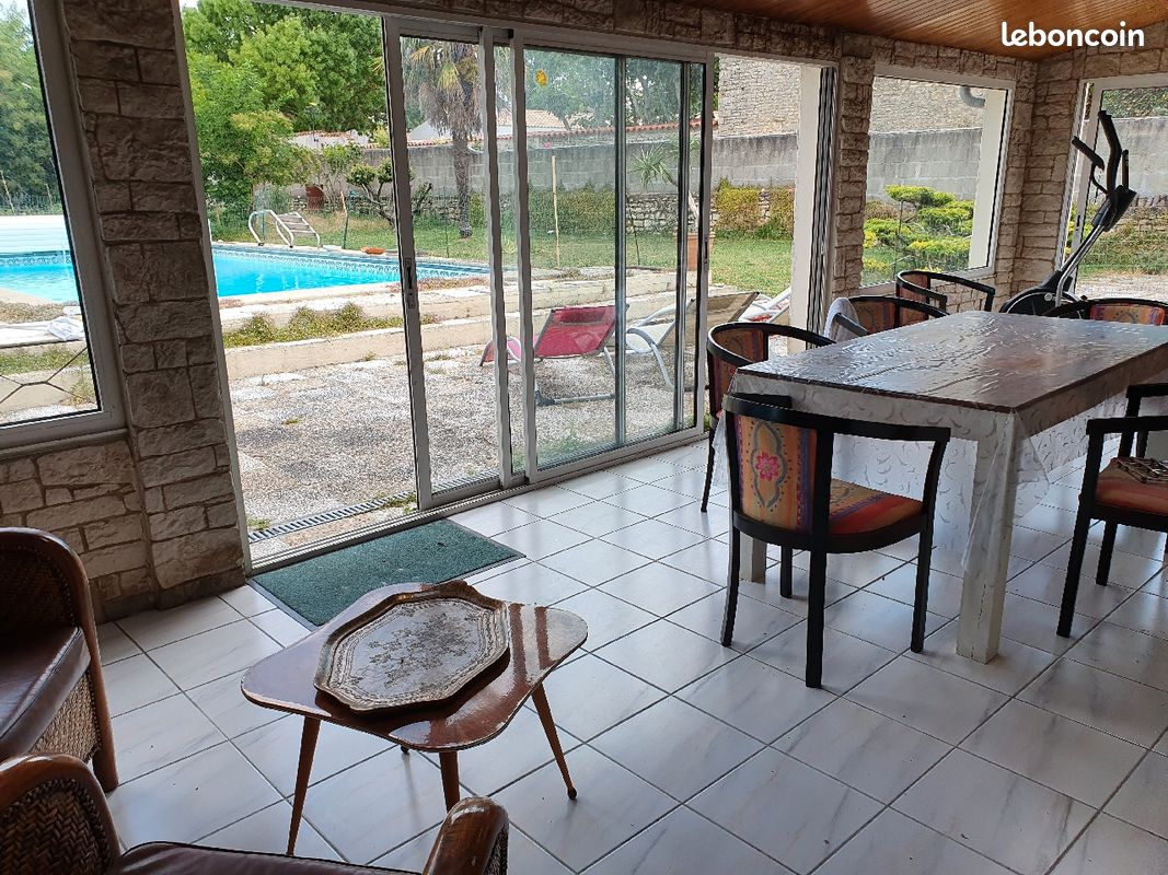 Jolie mais. Meublée 6 pers. Tt confort, grand jardin piscine chauffée, clim...etc - Clavette 17220 (image 3)