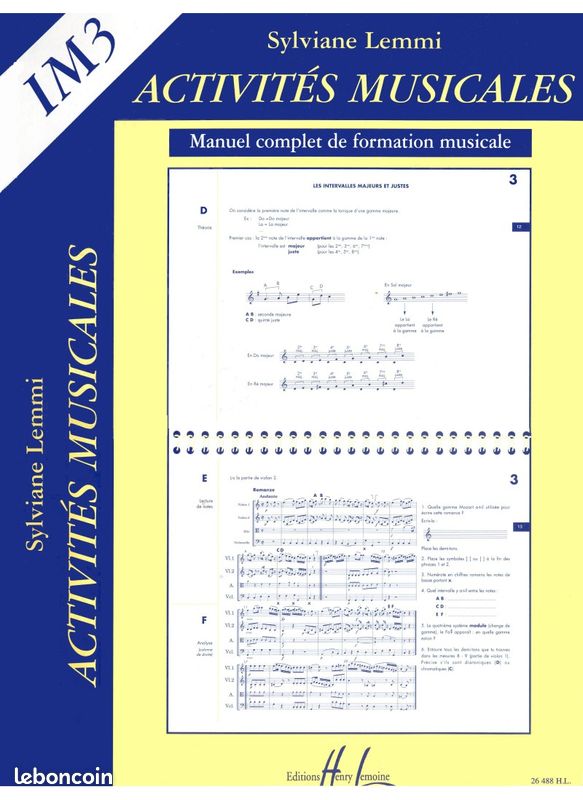 Activités Musicales IM3 (image 1)