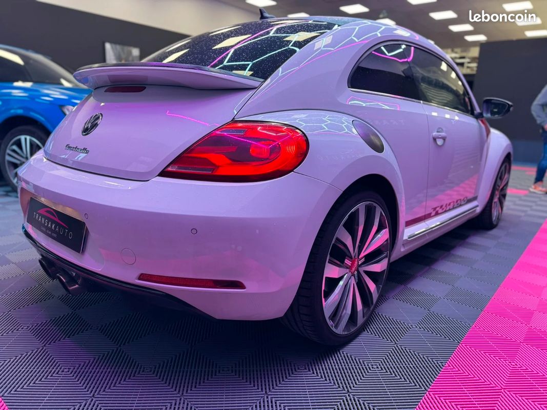 VOLKSWAGEN COCCINELLE 2.0 TSI 200 White Turbo DSG6 - Jantes 20" - Historique d'entretien - Moteur à chaine - (image 5)