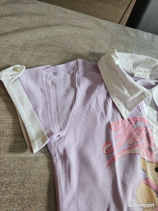 Polo manches courtes fille 12/14 ans (image 4)
