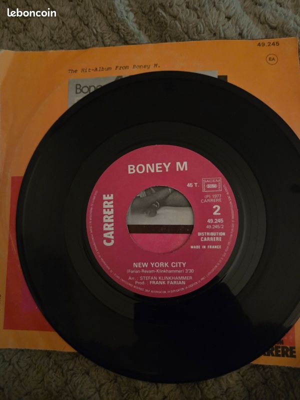 Vinyle 45 t boney M (image 4)