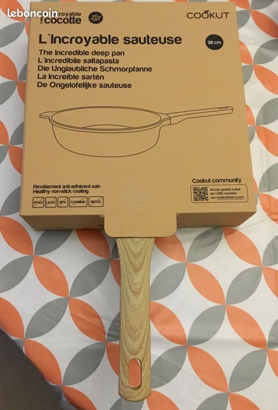 NEUF Cookut l’incroyable sauteuse 28cm coloris graphite (image 3)
