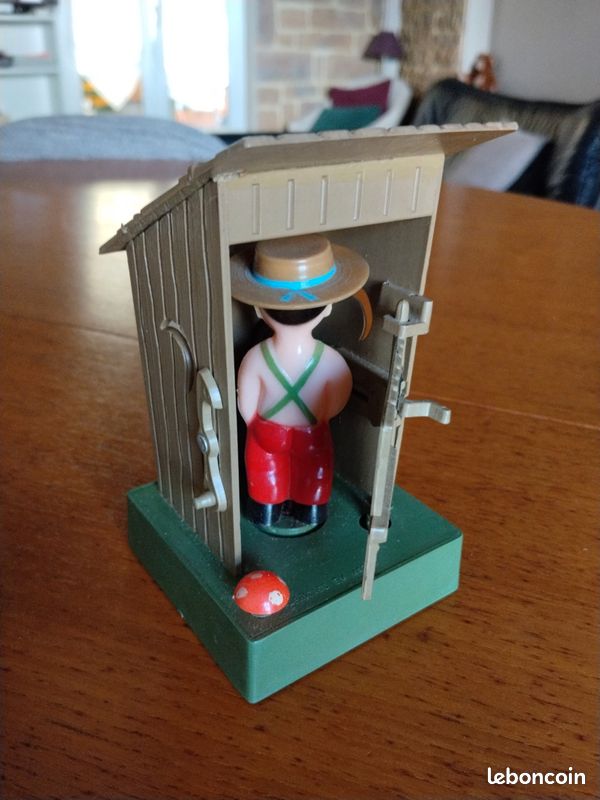 SUPERBE JOUET MECANIQUE Ancien Un Ourson Qui Fait De La Patinette Marque Annee EUR 80,00