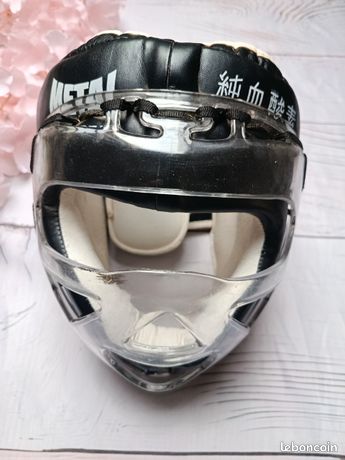 METAL BOXE MB423G Casque De Combat Extrême Avec Grille Amovible