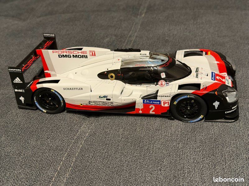 Porsche 919 Hybrid N°2 - Vainqueur Le Mans 2017 - Miniature Spark 1/43 En Boîte
