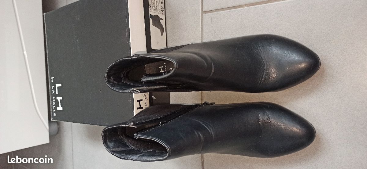 Bottines noires neuves (image 3)