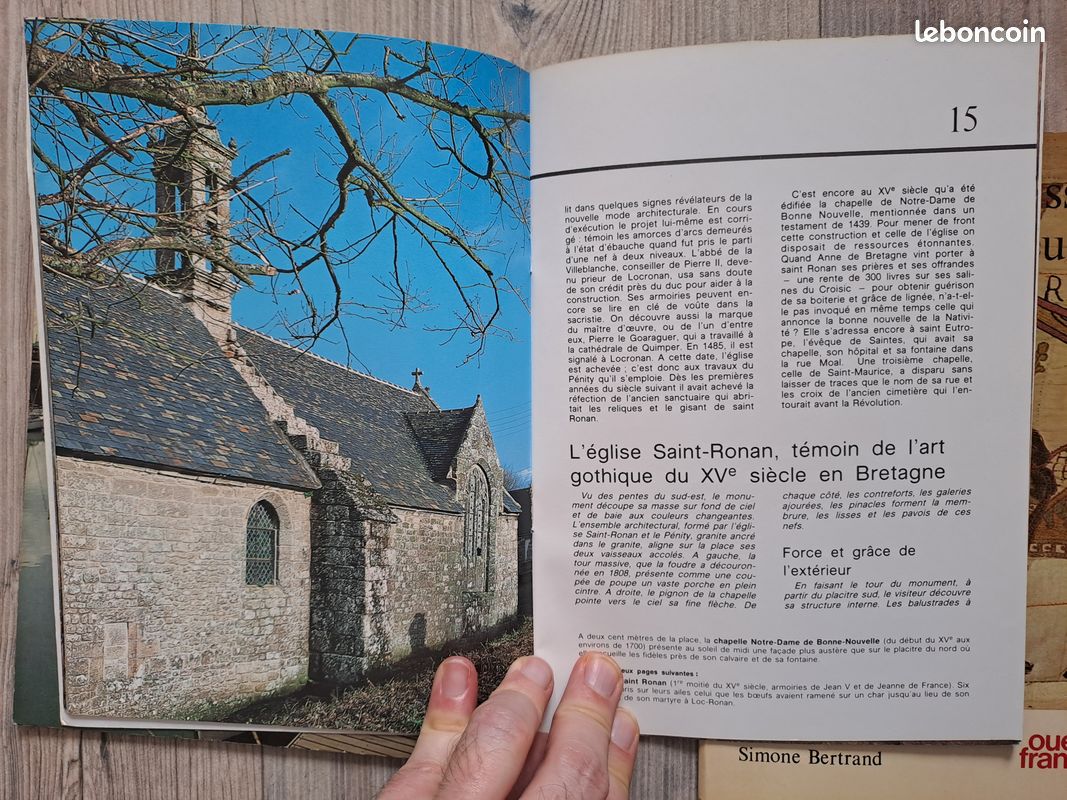 Livrets « Locronan », « Paimpol-Bréhat », « Châteaux du Périgord » et « Tapisserie de Bayeux » {bon état} (image 4)
