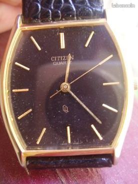 Montre homme quartz CITIZEN 'CQ' Crystron neuve stock 1980 (image 1)