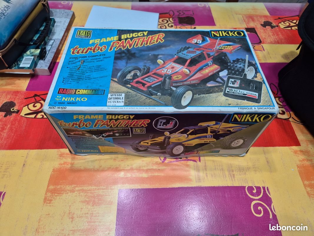 A Nikko 'Frame Buggy turbo Panther' radio controlled car with original