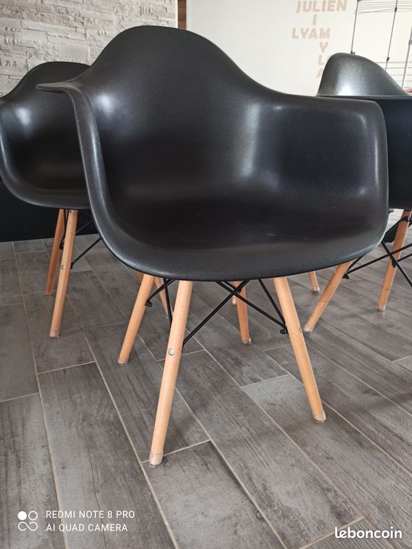 4 fauteuils style scandinave (image 3)