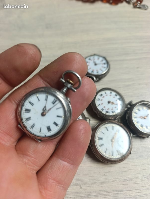 Montre Gousset En Argent Massif – Occasion – À Réviser Ou Pour Pièces – Modèle L41/P1