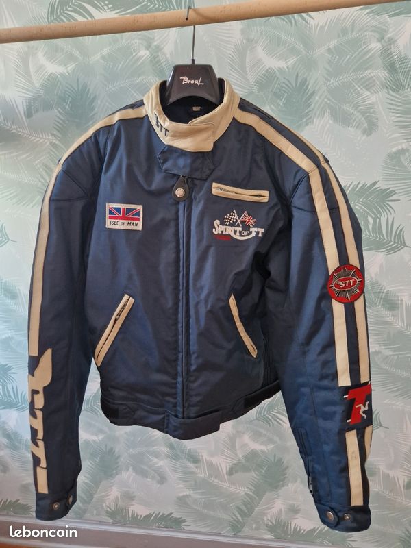 Blouson moto vintage SPIRIT OF TT (image 1)