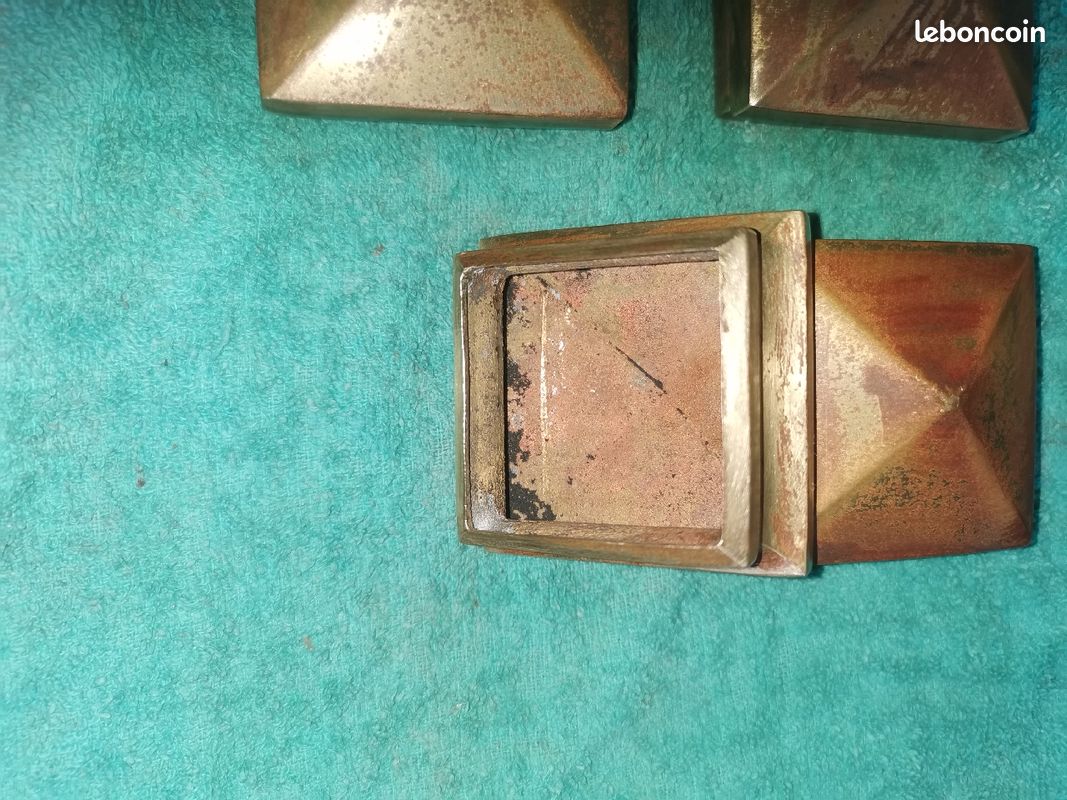 Embouts bronze Art Déco (image 4)