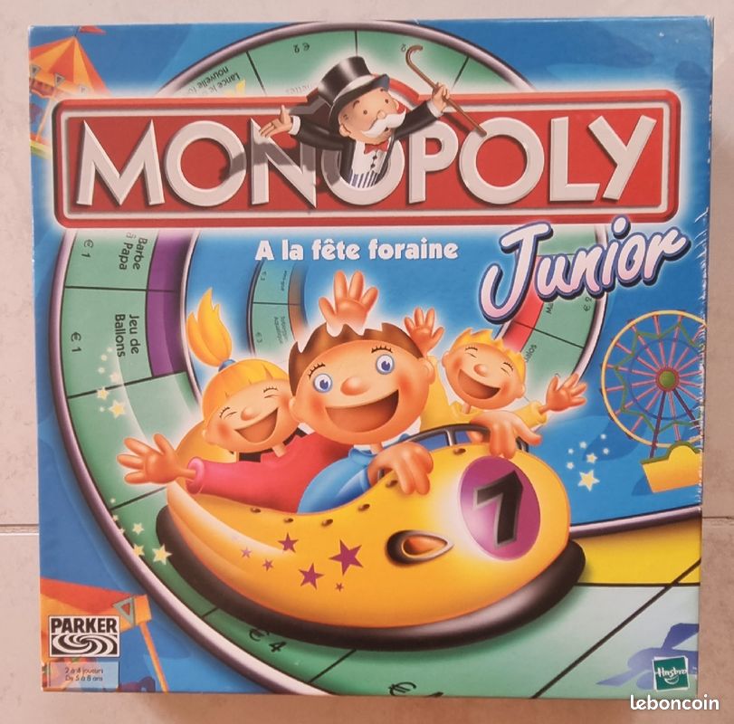Jeux de société Monopoly Junior à la fête foraine (image 1)