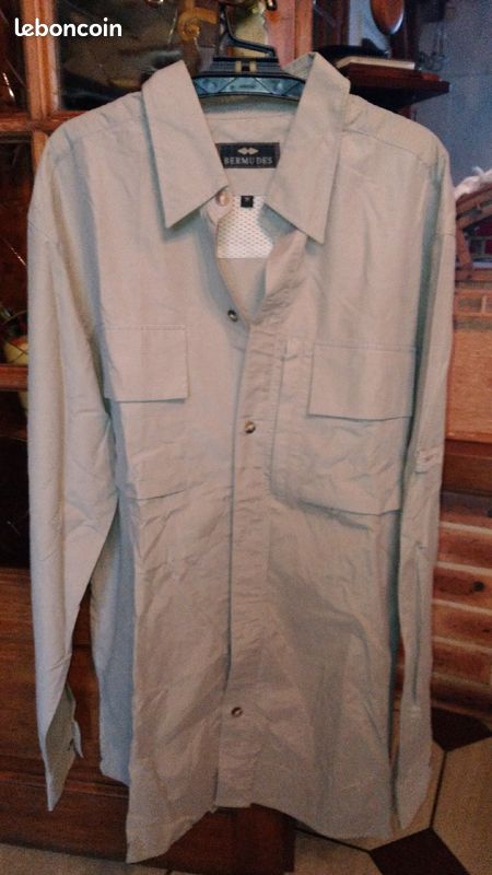 Chemise neuve de marque BERMUDES- Taille M (image 2)