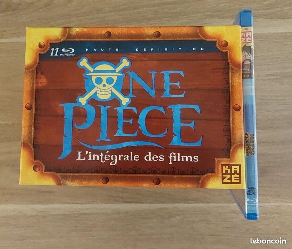 One piece coffret film blu ray 11 films neufs + one piece gold neuf (image 1)