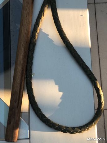Fouet de chasse luxe Country Sellerie avec manche gainé et flotte cuir - Fouets (1073857