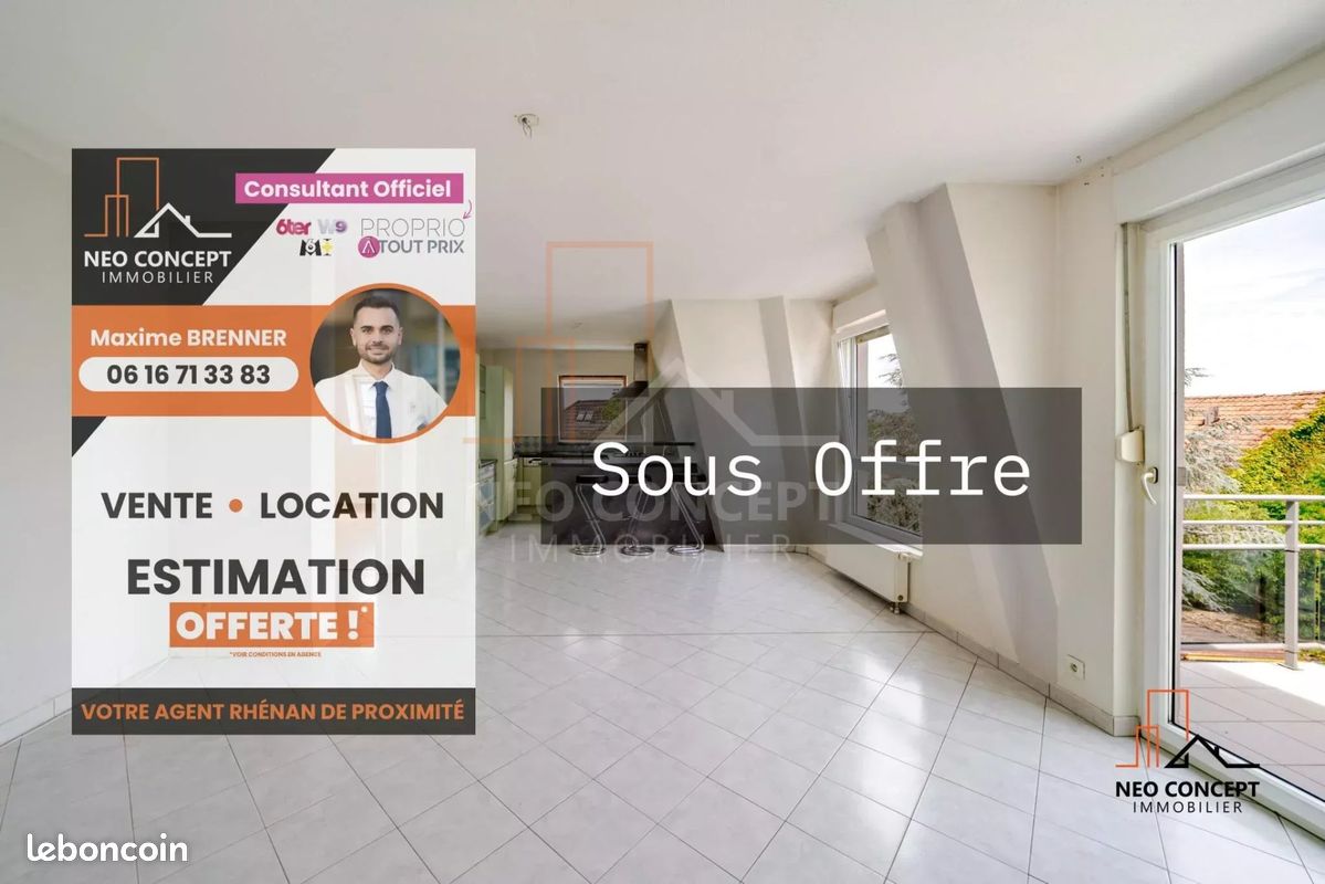 Appartement 2 pièces 50 m² · à Herrlisheim · 50 m² · 144 825 €
