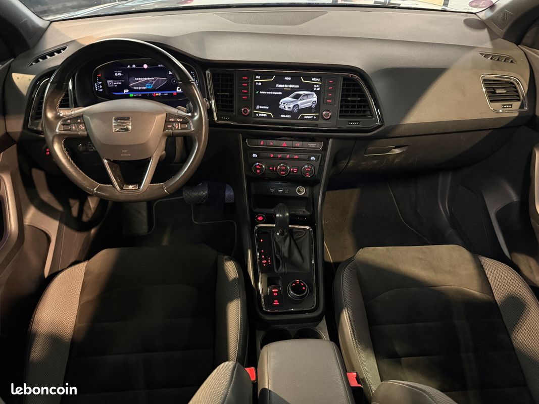 SEAT ATECA 1.4 TSI 150 ch 4Drive XCELLENCE / SUIVI COMPLET SEAT / TOIT OUVRANT /CAMÉRA 360° / CARPLAY / HAYON (image 12)