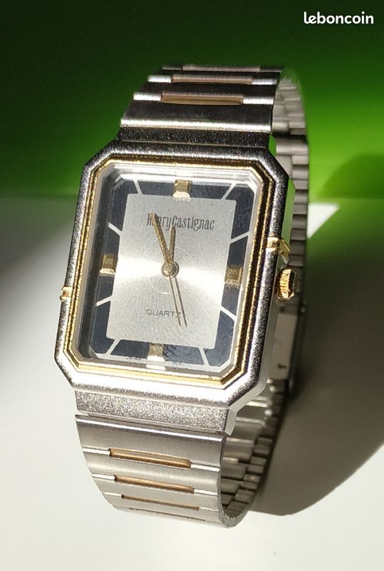 Montre Vintage Neuve de Stock fin 80's-début 90's, marque Henry Castignac, Quartz Miyota (image 5)
