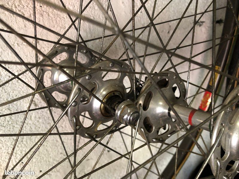 Roue De Piste Campagnolo Super Record - Jante Mavic Gel 280, Moyeu Pista, Tubulaire GP4 - Taille 700C, Pour Vélo De Piste