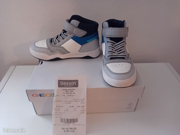 Geox Chaussures Besson Enfant Baskettes Neuves Enfant Taille 30