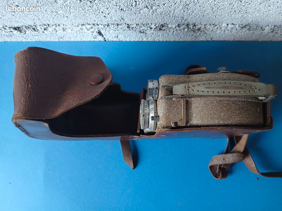 Caméra ERSCAM CAMEX Argentique 8mm – Objectif Som Berthiot 20mm, Années 1950, Bon état