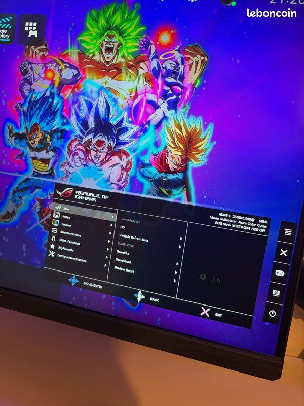 Écran Rog strix XG27AQM (image 2)