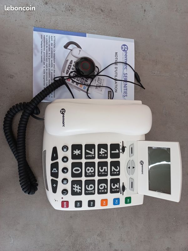 Téléphone avec appel d'urgence Serenities (image 3)