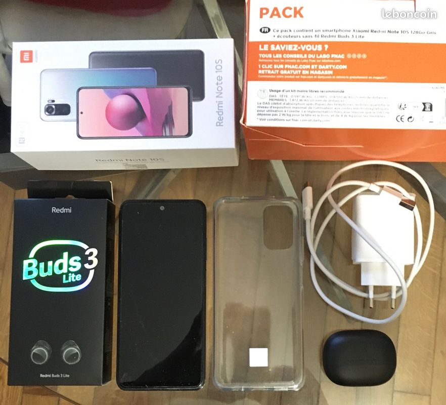 Xiaomi Redmi Note 10S 128 Go NEUF (image 2)