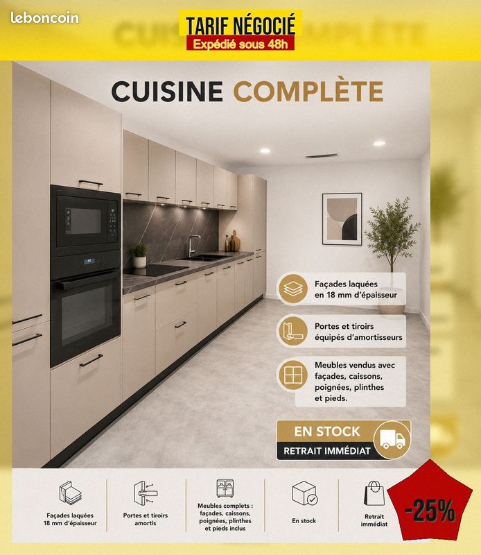 Meuble de cuisine complète (image 1)