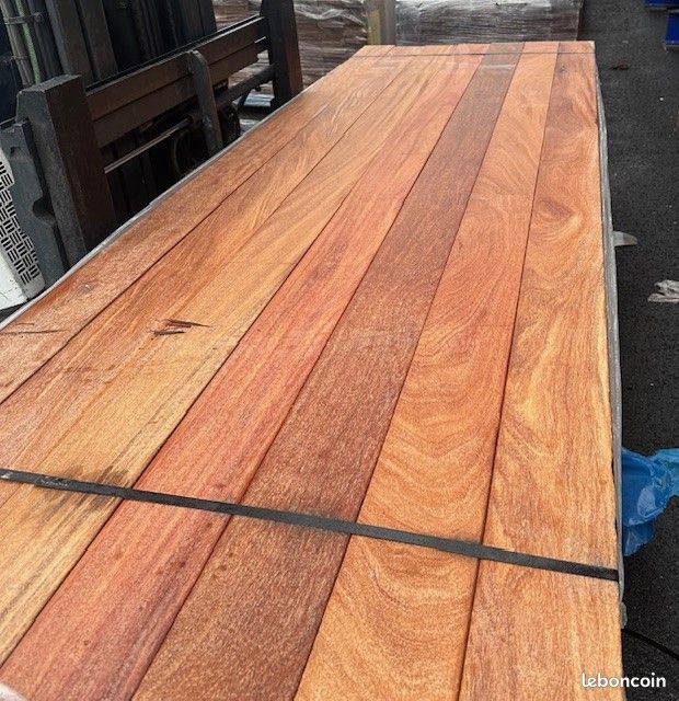 Lame de terrasse en bois exotique cumaru (image 1)