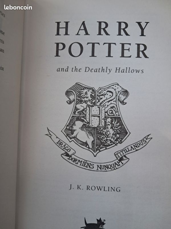 Harry Potter and The Deathly Hallow - First Edition Hardback Bloomsbury 2007 (image 4)
