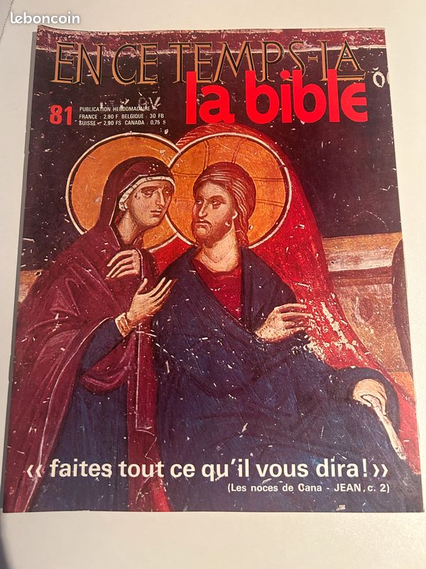 Magazine des années 70 "En ce temps-la, la bible" numéro 81 (image 1)