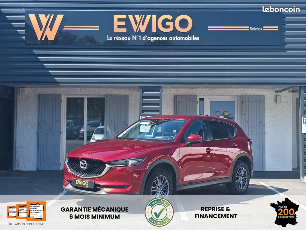 MAZDA CX-5 2.2 SKYACTIV-D 150 DYNAMIQUE 2WD / ATTELAGE / CAMERA 360 / CARPLAY / SIEGES ET VOLANT CHAUFFANTs (image 1)