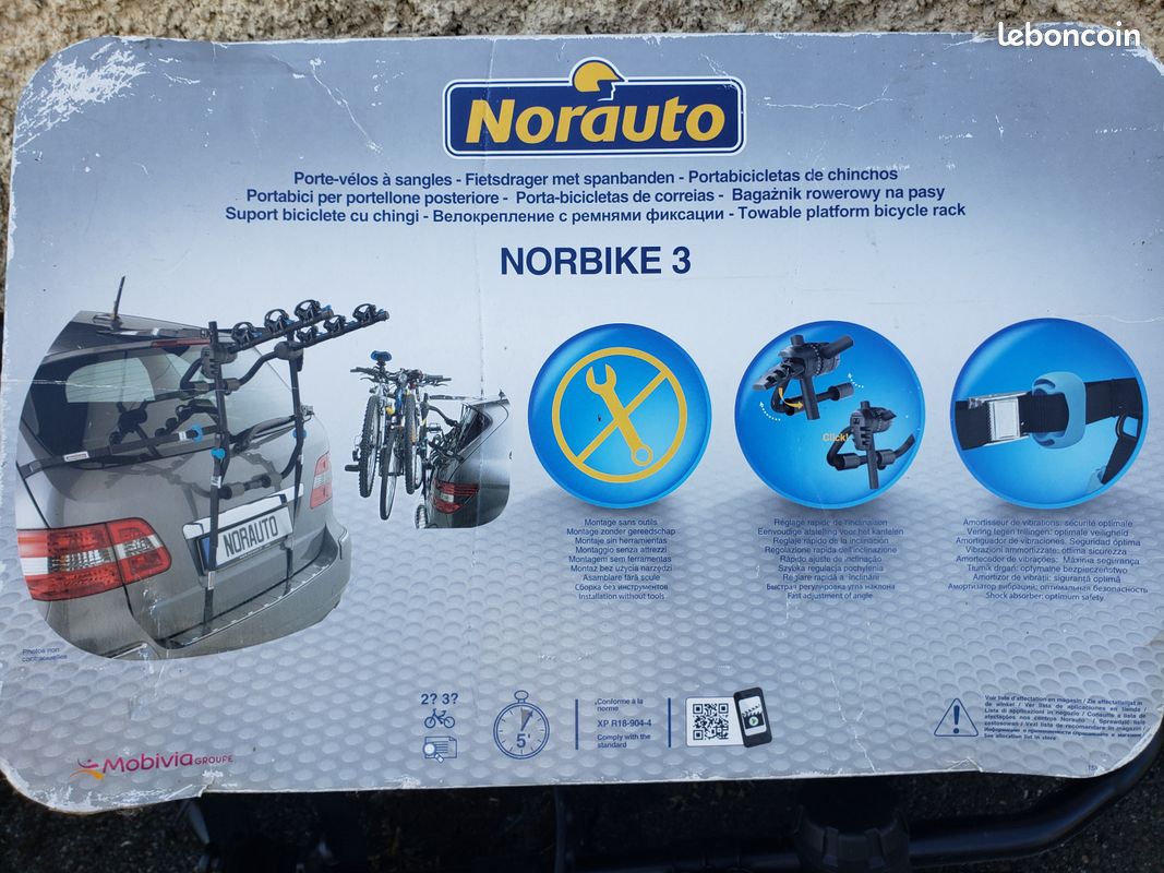 Rapid Bike Porte Velo Norbike Flex Porte Vélo Norbike Norauto