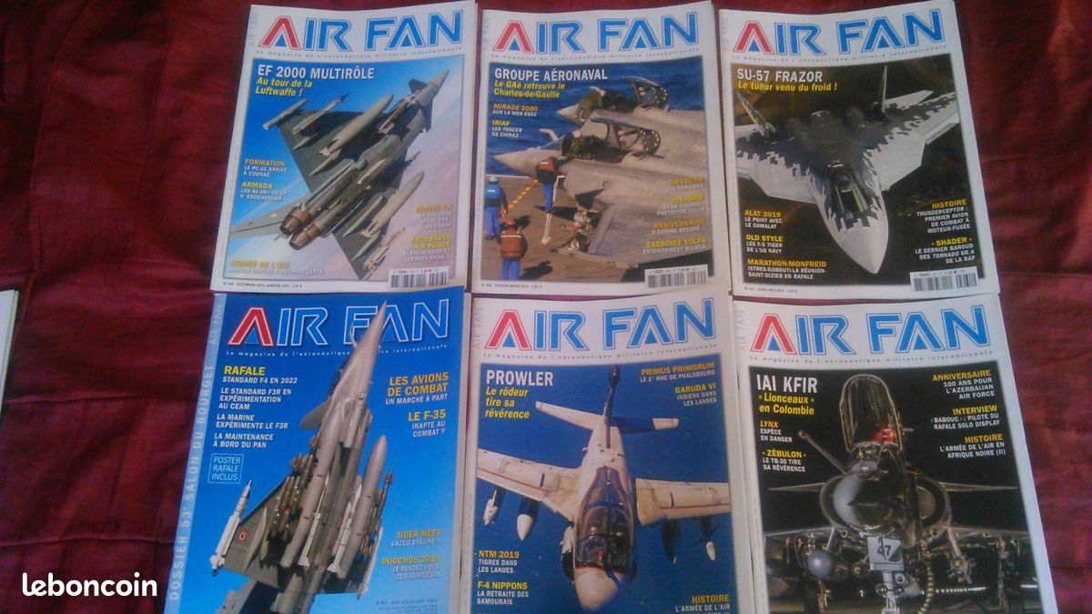 Air Fan : Année 2019 ( x 6 magazines ) (image 1)