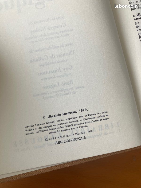 Nouveau dictionnaire analogique - Larousse (image 3)