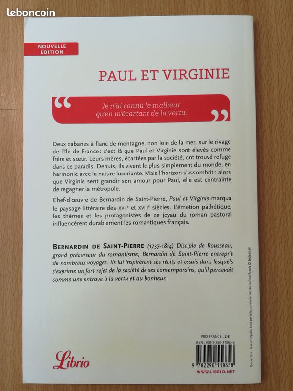 Livre Paul et Virginie (image 2)