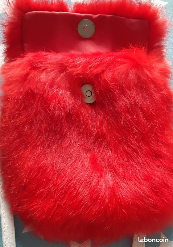 Petit sac pochette fourrure Accessoires Bagagerie