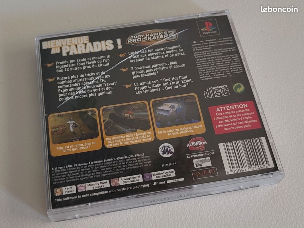 [PS1] Lot Tony Hawk's Pro Skater 1 + 2 + 3 + 4 (image 5)
