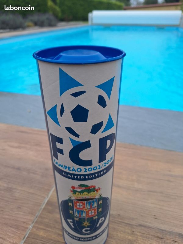 Trophée FC Porto - Coupe Vintage O Meu Clube - Collection Football Avec Bouteille