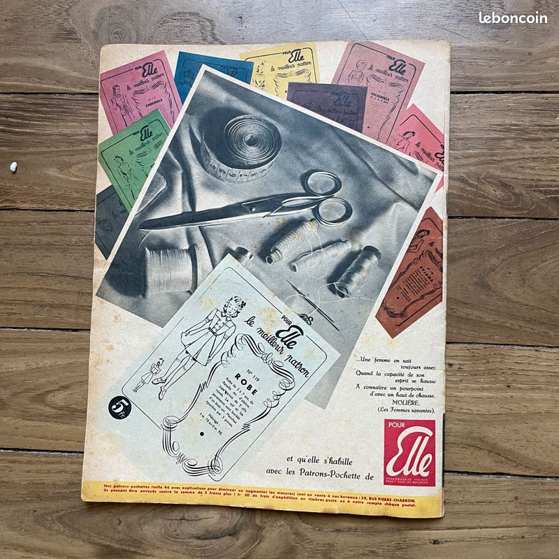 Magazine Elle 1941 vintage (image 6)