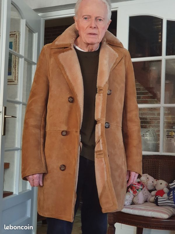 Très élégant Manteau homme en peau lainée (image 3)